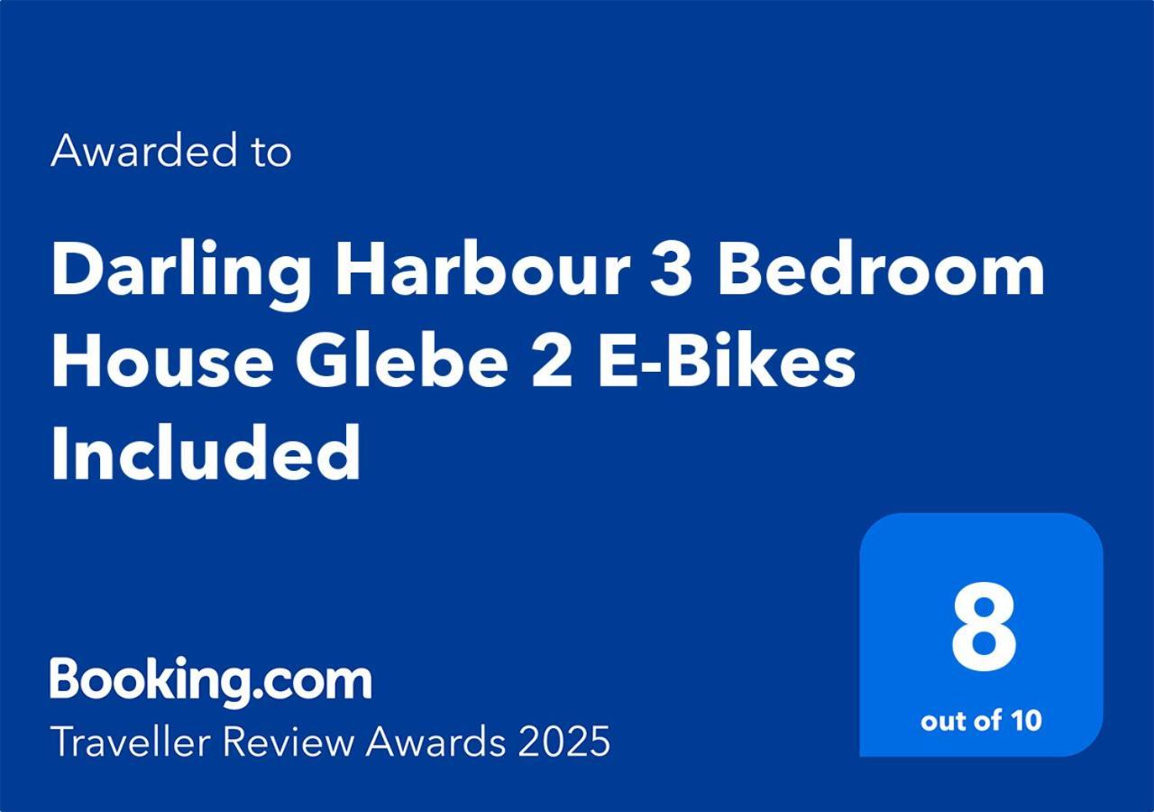 Darling Harbour 3 Bedroom House Glebe 2 E-Bikes Included Сидни Екстериор снимка
